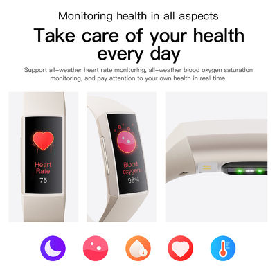 Corazón Rate Blood Pressure Monitor del Smart Watch de la pulsera de la aptitud de Bluetooth
