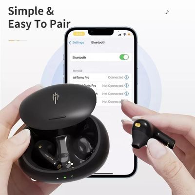 Auriculares de botón impermeables de Bluetooth de la cancelación de ruido IPX5 con el caso de carga inalámbrico