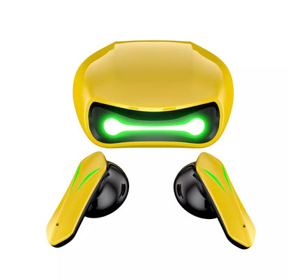 Avispón DE ALTA FIDELIDAD Dor Earbud del auricular del aire de los auriculares inalámbricos amarillos del coche TWS Bluetooth