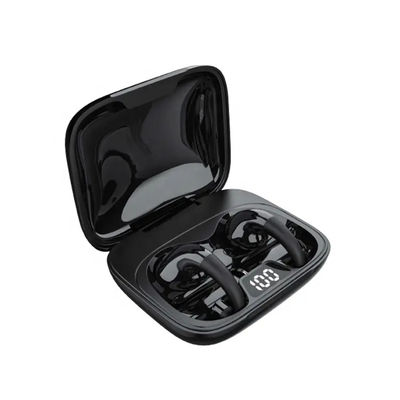 Los auriculares inalámbricos del ABS TWS Bluetooth deshuesan el clip de la conducción en el oído
