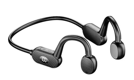 Auriculares inalámbricos impermeables de Bluetooth de la conducción de hueso no en oído