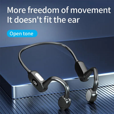 Auriculares inalámbricos impermeables de Bluetooth de la conducción de hueso no en oído
