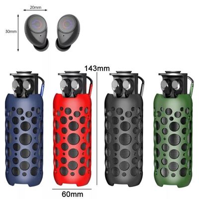 2 en 1 radio de los auriculares de TWS Bluetooth con el altavoz portátil al aire libre Mic Handsfree