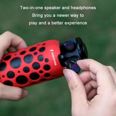 2 en 1 radio de los auriculares de TWS Bluetooth con el altavoz portátil al aire libre Mic Handsfree