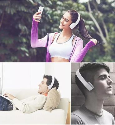 Auriculares plegables de los auriculares bluetooth, auriculares estéreo inalámbricos verdaderos de la prenda impermeable IPX5