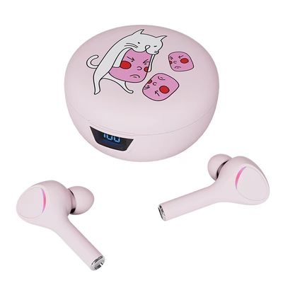 Auriculares de botón inalámbricos de control de tacto de los auriculares de Bluetooth de los auriculares impermeables de los niños de los deportes