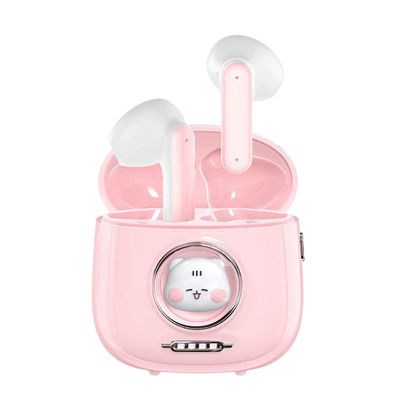 Los auriculares IPX3 de los niños de la cancelación de ruido impermeabilizan los auriculares de botón inalámbricos de Bluetooth