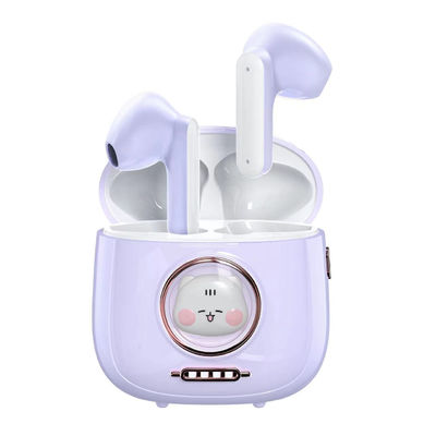 Los auriculares IPX3 de los niños de la cancelación de ruido impermeabilizan los auriculares de botón inalámbricos de Bluetooth