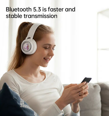Auriculares de botón inalámbricos impermeables Bluetooth 5,3 auriculares lindos del LED Bluetooth