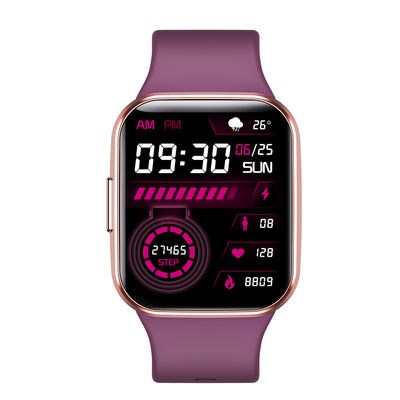 El cuadrado de Smartwatch de la aptitud de la salud de TPU forma al perseguidor de la actividad de la pulsera de Smart