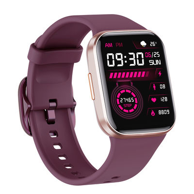 El cuadrado de Smartwatch de la aptitud de la salud de TPU forma al perseguidor de la actividad de la pulsera de Smart