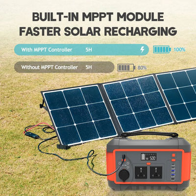 Generador solar de litio de batería de la central eléctrica 600W 162Ah de la carga rápida portátil de la CA DC USB