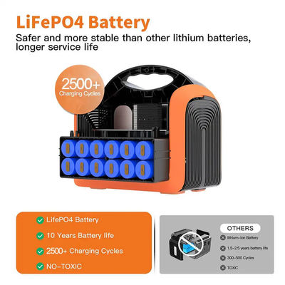 Generador solar del generador que acampa de la batería portátil de la central eléctrica 600W Lifepo4