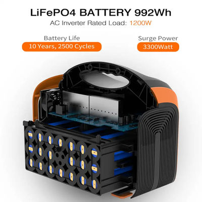 equipo solar portátil portátil 15kg del generador de la central eléctrica 1800W Lifepo4