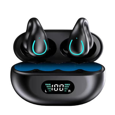 Clip en la conducción de hueso perdida anti de los auriculares de Bluetooth de los deportes Mic Talking Headset inalámbrico