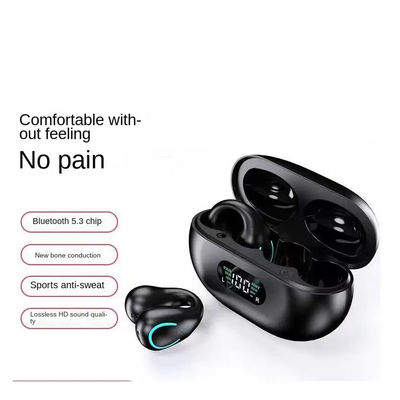 Clip en la conducción de hueso perdida anti de los auriculares de Bluetooth de los deportes Mic Talking Headset inalámbrico