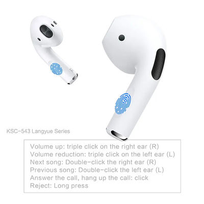 Auriculares inalámbricos de Bluetooth de los deportes en los auriculares de la cancelación de ruido del oído para Iphone Samsung