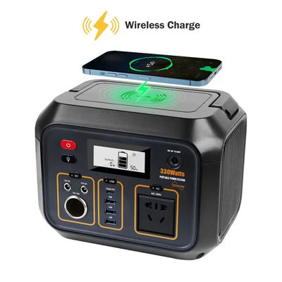 Uno mismo que conduce la central eléctrica inalámbrica portátil de carga de la central eléctrica que acampa 330W 317.4Wh