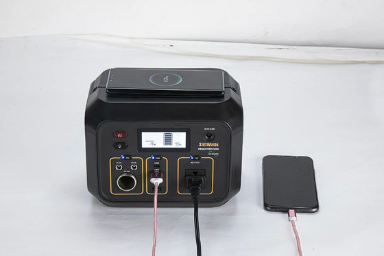 Uno mismo que conduce la central eléctrica inalámbrica portátil de carga de la central eléctrica que acampa 330W 317.4Wh
