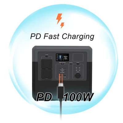 Central eléctrica de la capacidad grande LiFePo4 2580Wh para acampar que camina estupendo