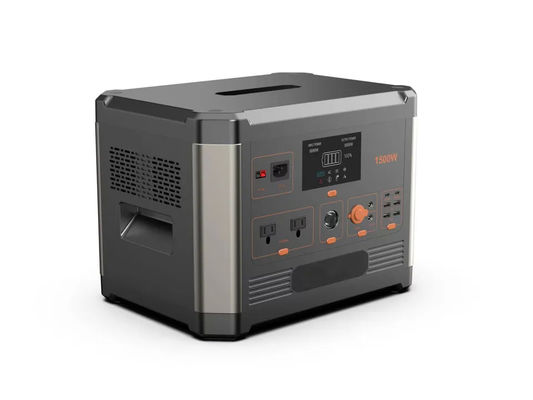 Inversor portátil Kit Alternative de la central eléctrica del litio al aire libre de la energía 1500W