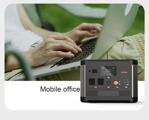 Inversor portátil Kit Alternative de la central eléctrica del litio al aire libre de la energía 1500W