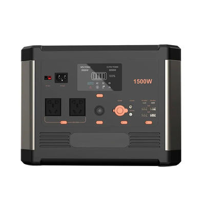 Central eléctrica portátil de la central eléctrica de la emergencia que acampa 1500w 1536wh Lifepo4